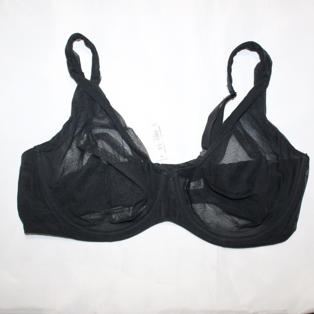 NueSkin Sheer Mesh Bra. Sz. 42D